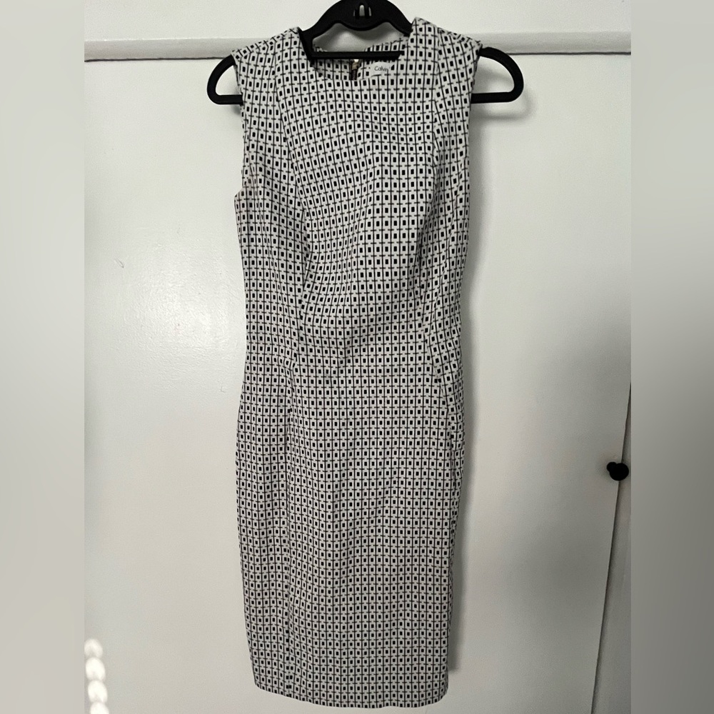 Black and white Calvin Klein dress